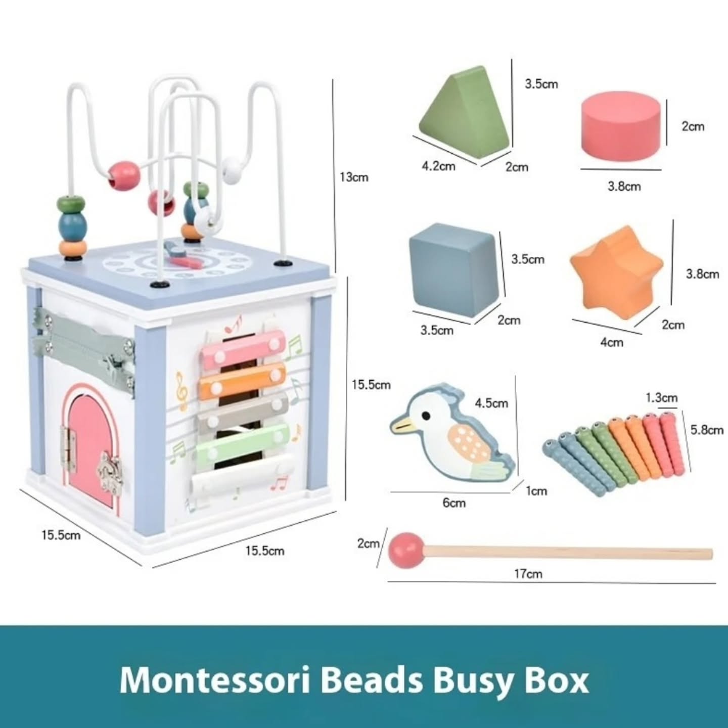 Cube d'activités Montessori