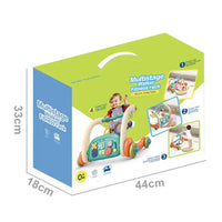 Étagère de fitness multi-étages trotteur jouet multifonction musique piano tapis bébé trotteur 4 en 1
