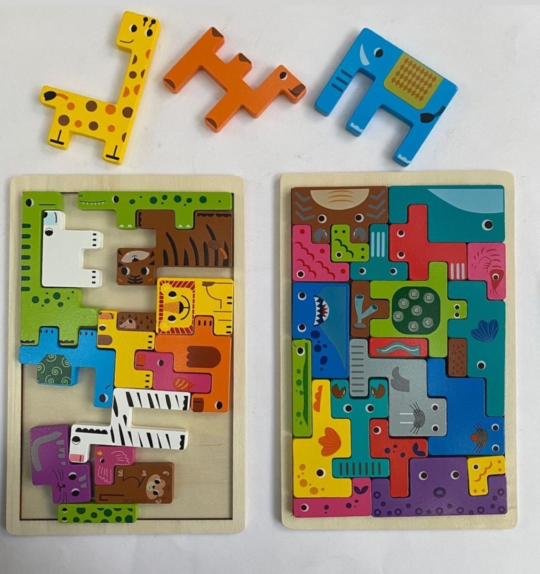Pack "Topkids" Montessori de 10 jouets éducatifs en bois