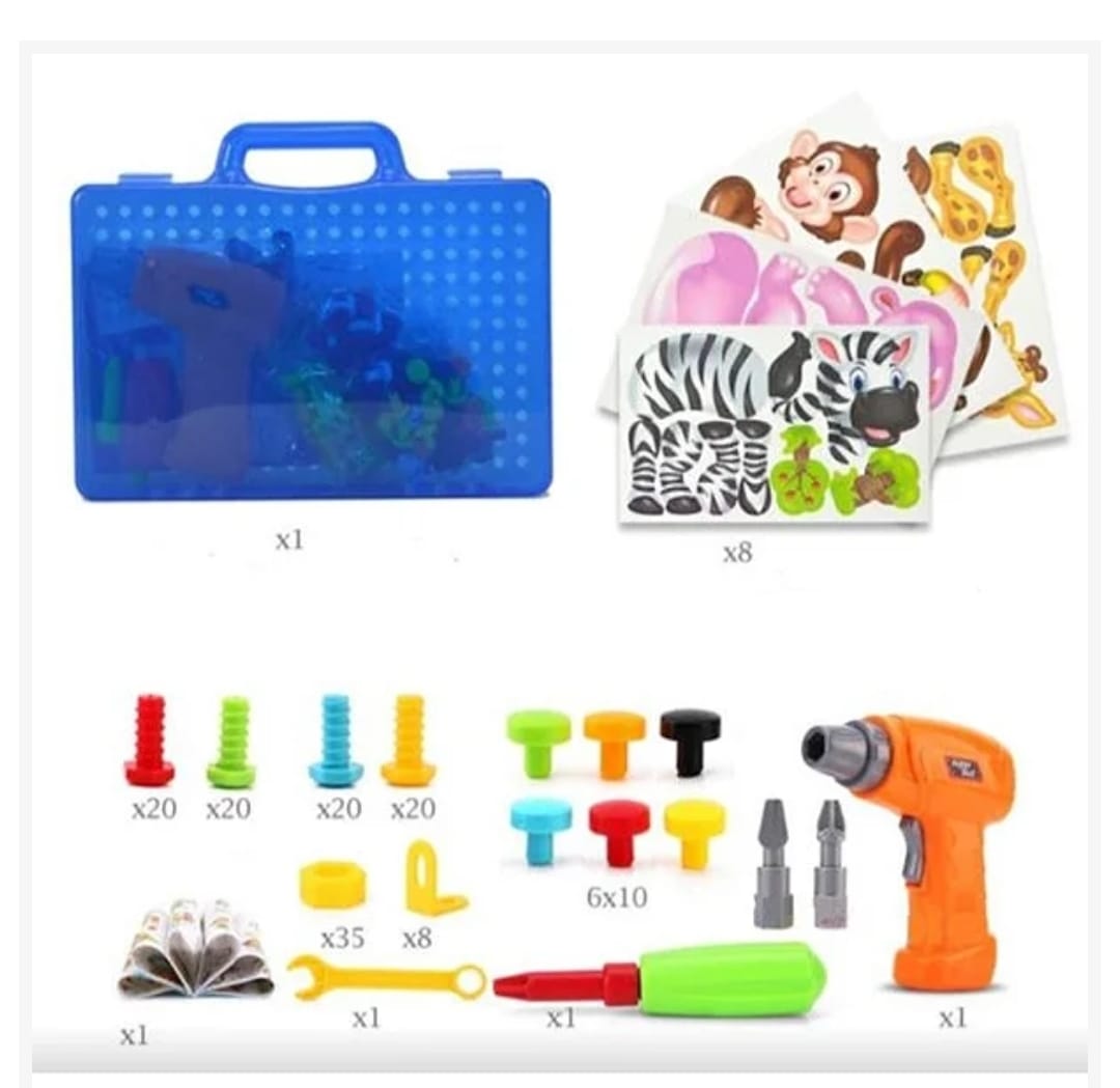 Coffret créatif portable 198 pièces
