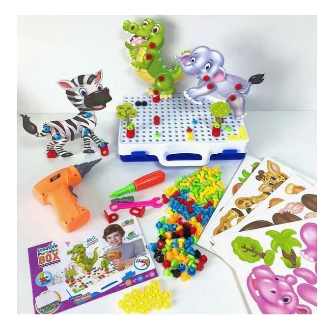 Coffret créatif portable 198 pièces