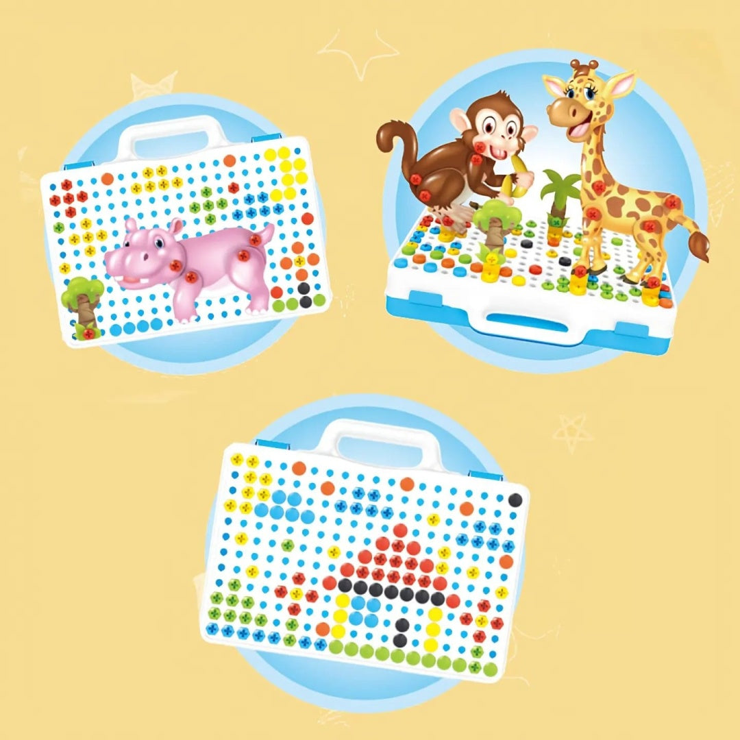 Coffret créatif portable 198 pièces