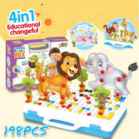 Coffret créatif portable 198 pièces
