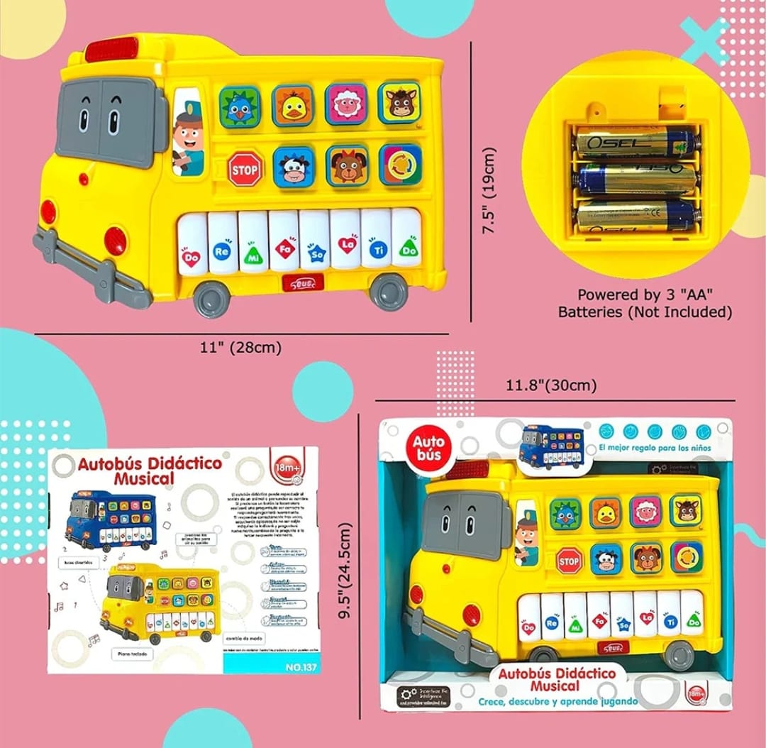 Bus musical pour bébé