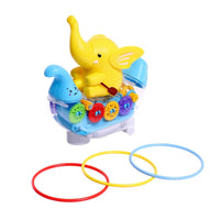 Bateau éléphant avec lumière et musique pour enfants
