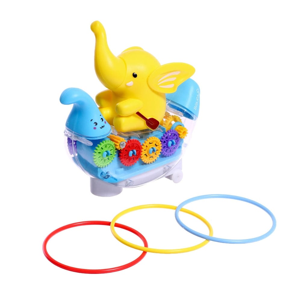 Bateau éléphant avec lumière et musique pour enfants