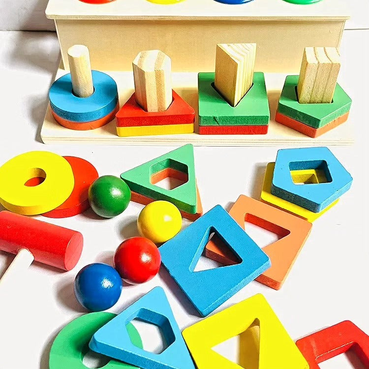 Pack BabyKit de 5 jouets Montessori en bois