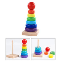 Pack Montessori  Apprendre et jouer de 9 jouets éducatifs en bois
