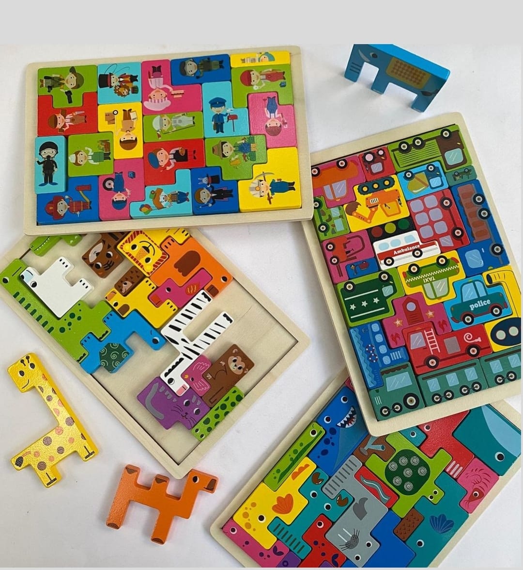 Pack "Topkids" Montessori de 10 jouets éducatifs en bois