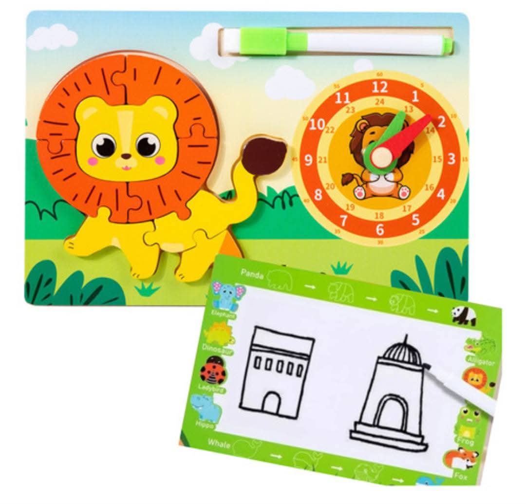Pack Montessori  Apprendre et jouer de 9 jouets éducatifs en bois